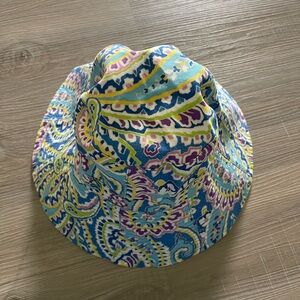 Vera bradley Paisley Bucket Hat rare